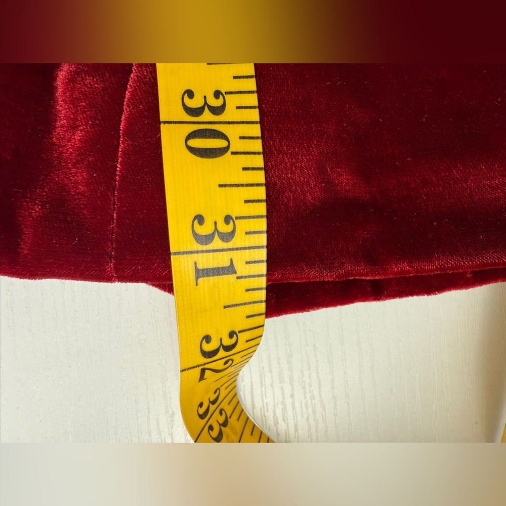 Chanel Vintage Runaway 1993 CC Buttons Single Breasted Coat Burgundy Velvet - Picture 17 of 17